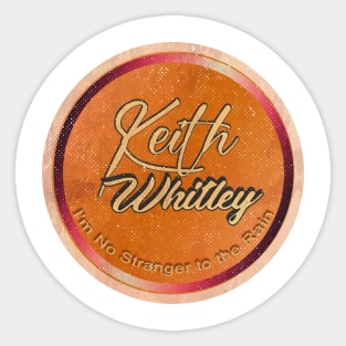 Keith Whitley - I'm No Stranger - retro Sticker